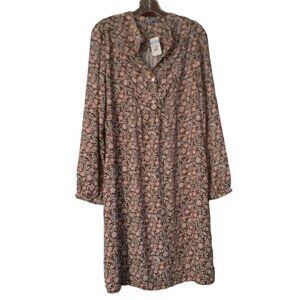 J McLaughlin Prairie Dress Cottagecore Yoke Bodice Folkloric Vine XL